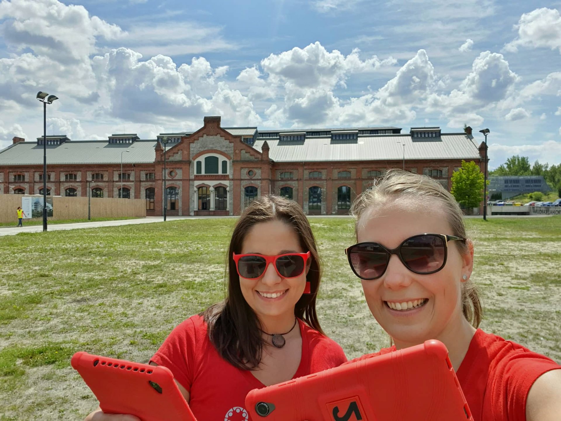 Team building event with GPS tablets in steel heart of Europe