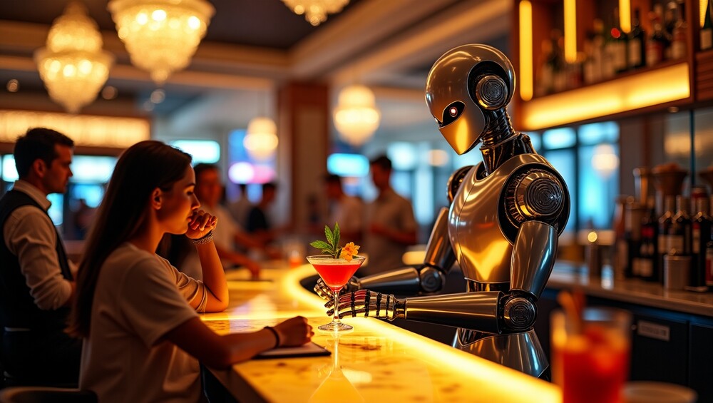 A Barman Can Now Be a Robot